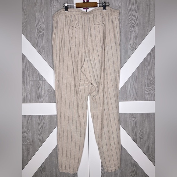D22.02 Vince Camuto Women’s Linen Striped Pants XL - Picture 5 of 6